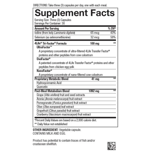 4Life Transfer Factor Metabolite - Imagen 3